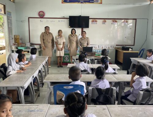 รอง ผอ.สพป.กระบี่ ลงพื้นที่อำเภออ่าวลึก  ตรวจเยี่ยมให้กำลังใจโรงเรียนบ้านกลางมิตรภาพที่ 44